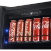 imageForno Casinali 24 427 Can Bottles Single Zone Beverage Cooler  158 cu ft Can Refrigerator with Stainless Steel Reversible Door  Touch Control Beverage Fridge with High Efficiency Compressor