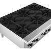 imageForno Commerciale 36 Gas Hotplate with 6 Open Burners  150000 BTU Stainless Steel Countertop Range with Cast Iron Grates  HeavyDuty Restaurant amp Kitchen Equipment