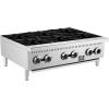 imageForno Commerciale 36 Gas Hotplate with 6 Open Burners  150000 BTU Stainless Steel Countertop Range with Cast Iron Grates  HeavyDuty Restaurant amp Kitchen Equipment