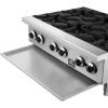 imageForno Commerciale 36 Gas Hotplate with 6 Open Burners  150000 BTU Stainless Steel Countertop Range with Cast Iron Grates  HeavyDuty Restaurant amp Kitchen Equipment
