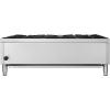 imageForno Commerciale 36 Gas Hotplate with 6 Open Burners  150000 BTU Stainless Steel Countertop Range with Cast Iron Grates  HeavyDuty Restaurant amp Kitchen Equipment