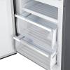 imageForno Guardia 468 Side by Side Refrigerator with Touch Control amp LED  216 cuft Bottom Freezer Refrigerator  Swing Double Door Fridge with Adjustable Glass Shelves Freezer and Crisper Drawers