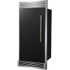 imageForno Maderno 28Inch BuiltIn Convertible Refrigerator Freezer 136 cuft Upright Left Swing Door with Decorative Trim Grill 32Inch Wide No Frost Inverter  Black