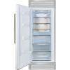 imageForno Maderno 28Inch BuiltIn Convertible Refrigerator Freezer 136 cuft Upright Left Swing Door with Decorative Trim Grill 32Inch Wide No Frost Inverter  White