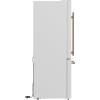 imageForno Milano 62Inch 2Piece Freestanding Refrigerator with Dual Bottom Freezers 344 cuft Touch Control Ice Maker  White
