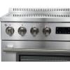 imageForno Torino 36 Inch Induction Range True Convection Air Fry Air Sous Vide 432 cu ft Oven in SmudgeResistant Stainless Steel