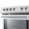 imageLeonardo Espresso 30 in 4 Element 50 cu ft Electric Range Convection Oven in StainlessSteel