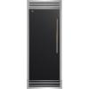 imageForno Maderno 28Inch BuiltIn Convertible Refrigerator Freezer 136 cuft Upright Left Swing Door with Decorative Trim Grill 32Inch Wide No Frost Inverter  Black
