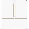 imageForno Milano 62Inch 2Piece Freestanding Refrigerator with Dual Bottom Freezers 344 cuft Touch Control Ice Maker  White