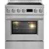 imageForno Torino 30 Inch Induction Range True Convection Air Fry Air Sous Vide 432 cu ft Oven in SmudgeResistant Stainless Steel