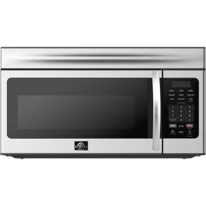 imageFORNO Scalo 30 OvertheRange Microwave in Stainless Steel  16 cuft Capacity 300 CFM Ventilation System Touch Control Panel LED Lighting Multiple Cooking Presets  FOTR30073