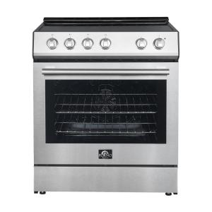 imageLeonardo Espresso 30 in 4 Element 50 cu ft Electric Range Convection Oven in StainlessSteel