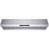 imageForno Palazzo 60 Wall Mounted Range Hood Stainless Steel HeavyDuty Baffle Filters amp Remote Control