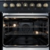 image:imageForno Galiano 30 French Door Dual Fuel Range Black amp Antique Brass 432 cuft True Convection Oven