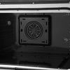 image:imageForno Galiano 36inch French Door Dual Fuel Range in Black amp Antique Brass Design 6 Sealed Burners 83000 BTU 536 cuft True Convection Oven