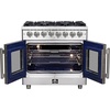 image:imageForno Massimo 36 Freestanding Dual Fuel Range with 6 Sealed Burners 83000BTU Wok Support amp Griddle 536 cuft Oven  Modern Design Fuel Range with ProStyle Handle and Zinc Coated Metal Knobs