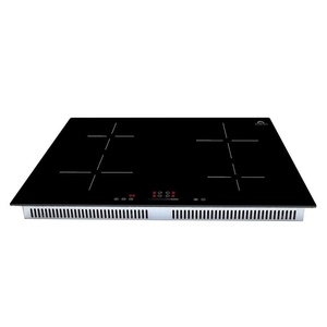 image:imageFORNO Parco 30Inch Induction Cooktop 4 Zones 7200W Touch Control 9 Power Levels amp Booster Function