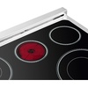image:imageForno Galiano Full Electric 30 Inch French Door Freestanding French Door Electric Range with 4 Radiant Elements Ceramic Glass Cooktop  432 CuFt Stainless Steel Convection Oven with Air Fryer Kit