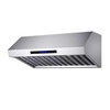image:imageForno Palazzo 36 Wall Mounted Range Hood Stainless Steel HeavyDuty Baffle Filters amp Remote Control