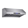 image:imageForno Palazzo 36 Wall Mounted Range Hood Stainless Steel HeavyDuty Baffle Filters amp Remote Control