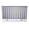 image:imageForno Palazzo 36 Wall Mounted Range Hood Stainless Steel HeavyDuty Baffle Filters amp Remote Control