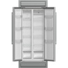 image:imageForno Salerno 33 With Trim Kit for Builtin Stainless Steel Refrigerator 156 cu ft  With Modern Decorative Grill  37 Wide