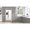 image:imageForno Salerno 36 Builtin StainlessSteel Refrigerator 20 cu ft with Modern Decorative Grill