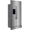 image:imageForno Salerno 36 Builtin StainlessSteel Refrigerator 20 cu ft with Modern Decorative Grill
