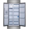 image:imageForno Salerno 36 Builtin StainlessSteel Refrigerator 20 cu ft with Modern Decorative Grill