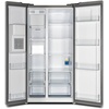image:imageForno Salerno 36 SidebySide Fridge and Freezer with 20 Cu Ft  Stainless French Door BuiltIn Ice Maker with Grill Trim Kit
