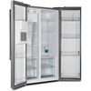 image:imageForno Salerno 36 SidebySide Fridge and Freezer with 20 Cu Ft  Stainless French Door BuiltIn Ice Maker with Grill Trim Kit