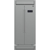 image:imageForno Salerno 33 With Trim Kit for Builtin Stainless Steel Refrigerator 156 cu ft  With Modern Decorative Grill  37 Wide