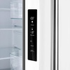 image:imageFORNO Premium 2Piece Package  Leonardo Espresso 30 Electric Range with Convection Oven  30 Gallipoli French Door Refrigerator  White with Antique Brass and Stainless Handles  FBDL00311US